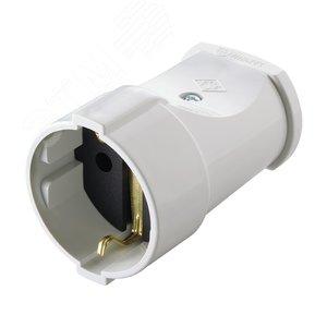 3217 Розетка переносная с заземл. бел. Makel 10003