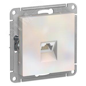 42699 Розетка компьютерная AtlasDesign RJ45 кат.5E механизм жемчуж. SE
