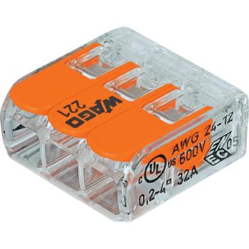 30738 Клемма с рычажком 3x2.5мм 221-413 (50шт) WAGO