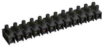 31684 Зажим контактный винтовой ЗВИ-15 н/г 4, 0-10мм2 12пар черный IEK