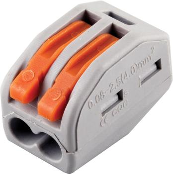 40019 Клемма строительно-монтажная 2-проводная STEKKER, LD222-412