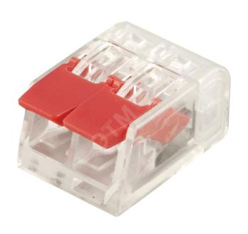 40145 Клемма строительно-монтажная 2-проводная STEKKER, LD221-412