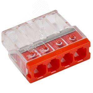 43747 Строительно-монтажная клемма СМК 772-204 компактная IEK