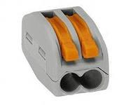 8691 Клеммник WAGO 2*2, 5мм2 (с рычажком) 222-412 (50шт)