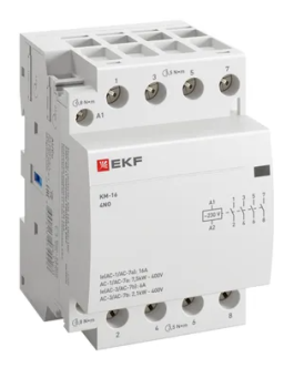 7524 Контактор модульный КМ 16А 4NO 230В АС (3 мод.) PROXIMA EKF