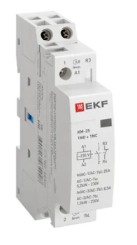 23020 Контактор модульный КМ 25А 1NO+1NC 230В АС (1 мод.) PROXIMA EKF