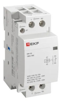 23021 Контактор модульный КМ 32А 1NO+1NC 230В АС (2 мод.) PROXIMA EKF
