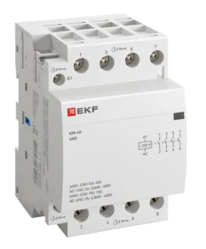 23299 Контактор модульный КМ 40А 4NO 230В АС (3 мод.) PROXIMA EKF