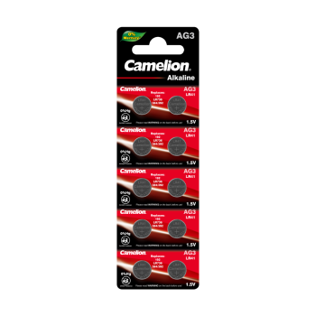29627 Элемент питания G03 (LR41) BL10 Camelion