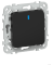 44067 Выключатель проходной 1-кл. СП FLITE ВС61-1-1-ФлЧ 10А с индикацией механизм черн. IEK