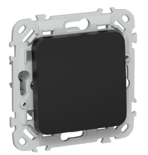 44069 Выключатель кнопочный 1-кл. СП FLITE ВС11-2-0-ФлЧ 10А механизм черн. IEK