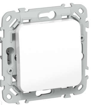 43936 Выключатель 1-кл. 2п СП FLITE ВС6/21-1-2-ФлБ 10А механизм бел. IEK