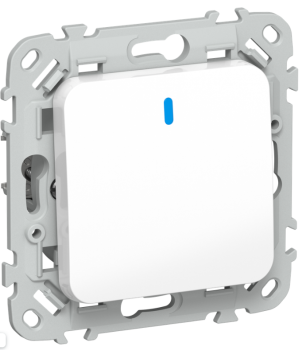 43937 Выключатель 1-кл. СП FLITE ВС11-1-1-ФлБ 10А с индикацией механизм бел. IEK