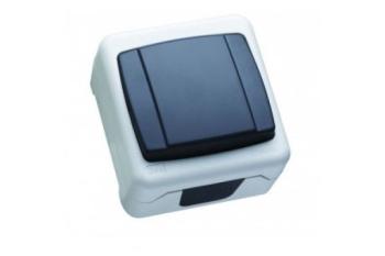 30874 Выключатель одноклавишный с пружинным зажимом IP55 Plus Makel 36064101