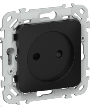 44005 Розетка СП FLITE РСш01-1-ФлЧ 10А без заземл. с защ. шторками безвинтовое крепление механизм че