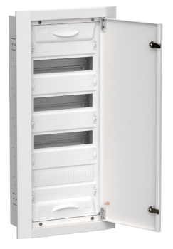 44022 TITAN 5 Корпус металлический ЩРв-48 (1х48) 755х365х130мм IP31 белый (одна дверь) IEK