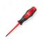43727 Отвертка диэлектрическая крестовая PH1x80 серия ПРОФИ для работ под напряжением до 1000 В КВТ
