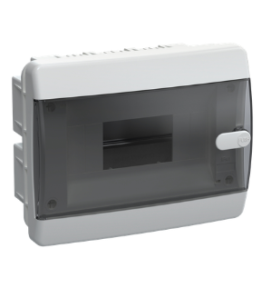 32901 Корпус ЩРВ-П-8 UNION Compact IP41 черн. прозр. дверь пластик. IEK