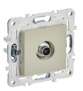 44121 Розетка TV оконечная SKANDY SK-A12B беж. IEK