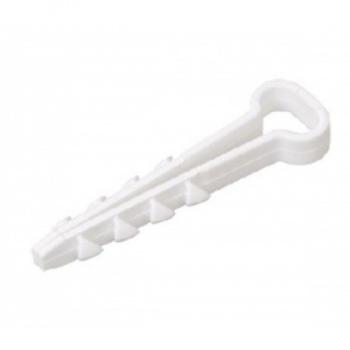 31043 Дюбель-Хомут 5-10 прямоугольный белый