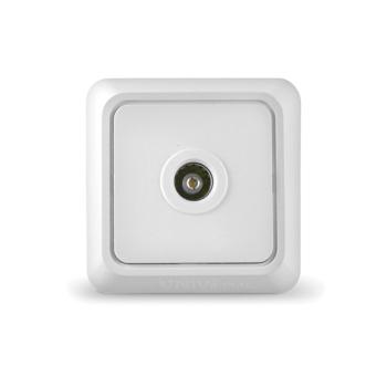 6791 Розетка телевизионная TV 1-м ОП Олимп бел. UNIVersal