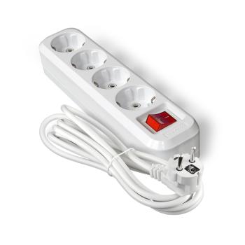 0234 Удлинитель 4х5м с заземл. 13А IP20 S-304 ПВС 3х1 с выкл. UNIVersal