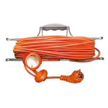 6790 Удлинитель-шнур на рамке 1х30м с заземл. 10А IP54 УШ-10 ПВС 3х0.75 с защ. крышкой UNIVersal