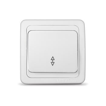 1171 Переключатель проходной 1-кл. СП Валери 10А IP20 бел. UNIVersal