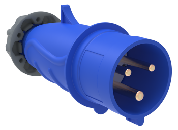 31347 Вилка переносная ССИ-013 16А-6ч/200-250В 2P+PE IP44 MAGNUM IEK