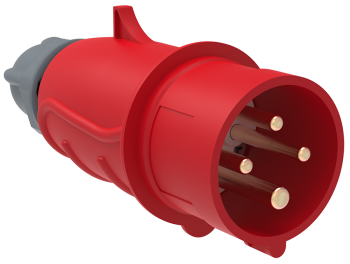 31348 Вилка переносная ССИ-014 16А-6ч/380-415В 3Р+РЕ IP44 MAGNUM IEK