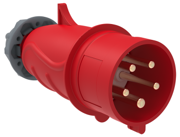 31349 Вилка переносная ССИ-015 16А-6ч/200/346-240/415В 3Р+РЕ+N IP44 MAGNUM IEK