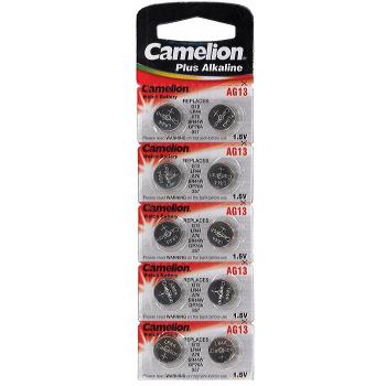 23790 Элемент питания Camelion Alkaline щелочные AG13/LR44/LR1154/357 для часов