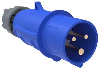 31350 Вилка переносная ССИ-023 32А-6ч/200-250В 2P+PE IP44 MAGNUM IEK