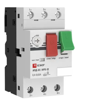 24183 Автомат пуска двигателя АПД-32 0, 4-0, 63А EKF PROxima