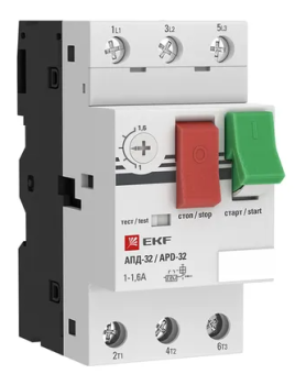 24185 Автомат пуска двигателя АПД-32 1, 0-1, 6А EKF PROxima