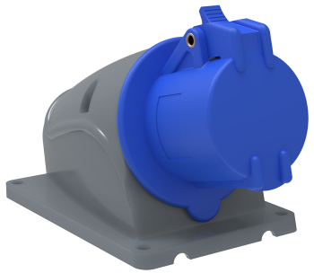 31355 Розетка стационарная ССИ-113 16А-6ч/200-250В 2P+PE IP44 MAGNUM IEK