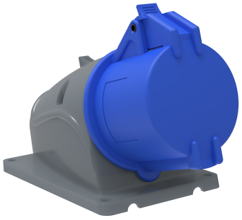 31358 Розетка стационарная ССИ-123 32А-6ч/200-250В 2P+PE IP44 MAGNUM IEK