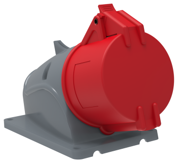 31360 Розетка стационарная ССИ-125 32А-6ч/200/346-240/415В 3Р+РЕ+N IP44 MAGNUM IEK