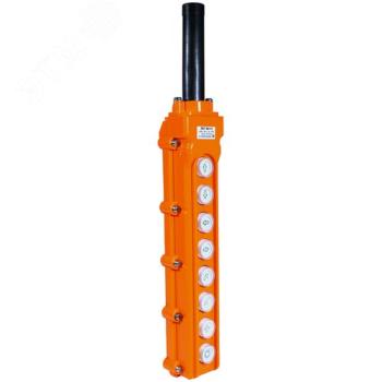 35540 Пост кнопочный ПКТ-80 8 кнопок ABS-пластик IP54 Электротехник