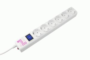 29745 Power Cube сетевой удл-фильтр ПВС 3х1 6роз. 1.9 м 16А БЕЛЫЙ
