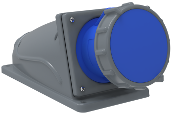 31509 Розетка стационарная ССИ-133 63А-6ч/200-250В 2P+PE IP67 MAGNUM IEK