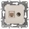 33701 Розетка компьютерная + телевизионная Эра12 12-3110-02 RJ45 + TV IP20 сл. кость Эра