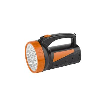 36071 Фонарь-прожектор аккумуляторный TSP19 19 + 18LED аккум. 4В 2А.ч ЗУ 220В (картон. упак.) Трофи