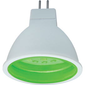 31756 Лампа светодидная Ecola MR16 GU5.3 4.2W Зеленый прозрачное стекло 47*50 M2CG42ELT