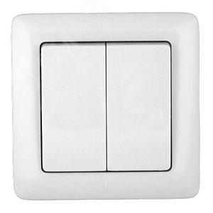 31913 Выключатель 2-кл. СП Хит 6А IP20 250В бел. SE