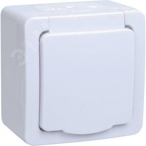 31994 Розетка с заземлением наружная с крышкой IP54 Гермес PLUS РСб20-3-ГПБб ИЭК