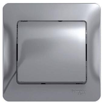 32244 Выключатель 1-кл. СП Glossa 10А IP20 (сх. 1) 10AX в сборе алюминий SE
