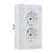 32387 Розетка 2-м СП Хит 16А 250В с заземл. без защ. шторок бел. SE