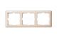 32921 Рамка 3-м W59 сл. кость SE