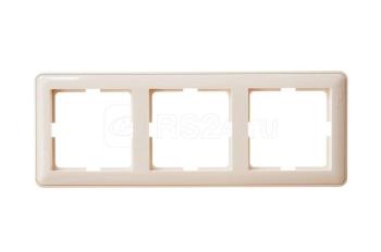32921 Рамка 3-м W59 сл. кость SE